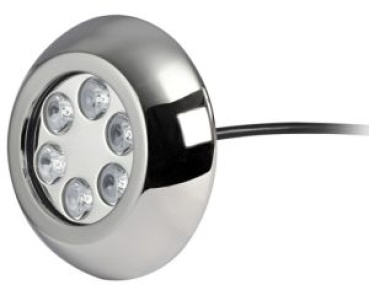Unterwasserscheinwerfer 12x3W LED blau m.Schrauben