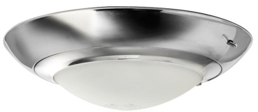 Italian Style Leuchte VA-Stahl poliert 5" 12V 20 W
