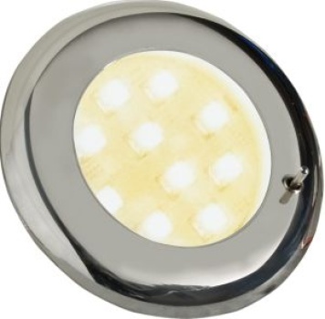 Batsystem LED-Einbauleuchte Nova 2 verchr.Schalter