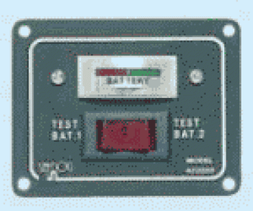 Testpaneel f. 2 Batterien, analogisch