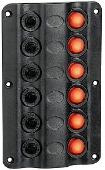 Wave ekeltrische Schalttafel 6 Schalter