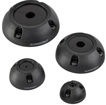 Vertikale Stopfbuchse Kunstoff, schwarz Ø 4/9 mm