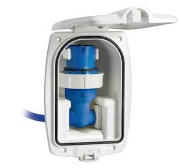 R-Evolve drehbarer Einbaustecker 16 A