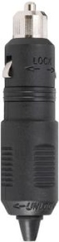Stecker m. Sicherung u. LED rot