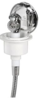 ClassicEvo Duschbox verch.VA-Stahl Schlauch 4 m Flachmo