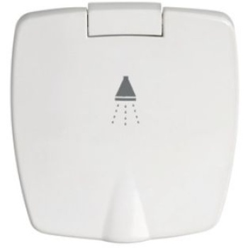 New Edge Dusche, weiß Nylon-Schlauch 4 m