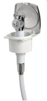 New Edge VA-Stahl-Dusche PVC-Schlauch 4 m