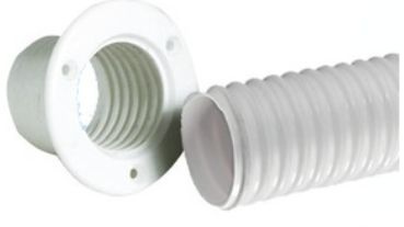 PVC-Schlauch, flexibel weiße Rolle 10 m