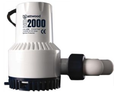 Attwood Bilgenpumpe Heavy Duty 12 V 6,6 A