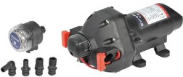 Europump 8 Autoklav m. 3 Ventilen 8 l/m 12 V