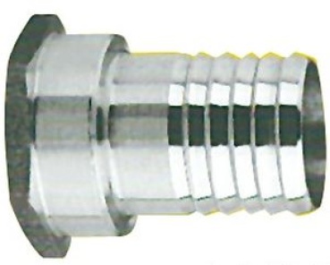 Schlauchanschluss Innen aus VA-Stahl 3/4" x 25 mm