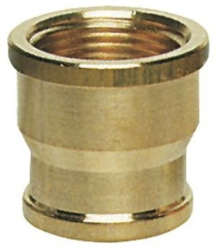 Rohrmuffe Messing Innen/Innen 1"1/4 x 1"1/2