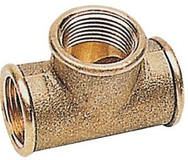 T-Stück Messing 2"1/2
