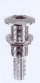 Borddurchlass Messing, verchromt 3/8" x 15 mm (Packung