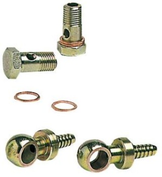 Set 2 drehbare Anschlüsse 10 mm