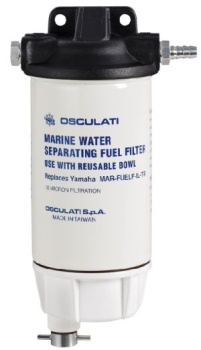 Wasser-/Treibstoffabscheider m. Alu-Wassertank