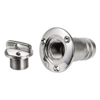 Lenzstopfen f. Bilge AISI 316 hochglanzp. 60 mm