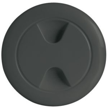Inspektionsdeckel Polypropylen schwarz 102 mm