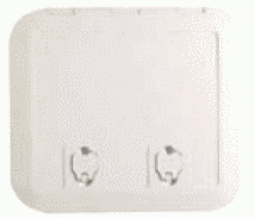 Bündige Inspektionsluke weiß 380 x 280 mm