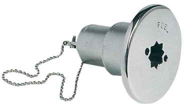 WATER Einfüllstutzen AISI316 hochgl. Mikrofus 38mm