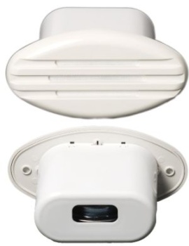 Einbauhorn, weiß 12 V 105 dB