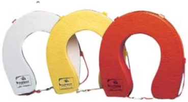 Weicher Hufeisenring PVC, orange