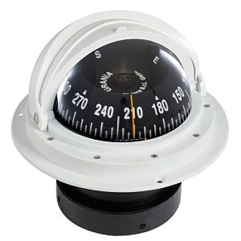 RIVIERA Kompass 4" umhüllende Öffnung weiß/schwarz Fron