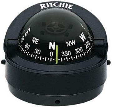 RITCHIE Kompass, außen Explorer 2"3/4 schw/schw