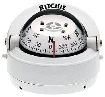 RITCHIE Kompass, außen Explorer 2"3/4 weiß/weiß