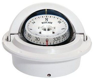 RITCHIE Einbau-Kompass Voyager 3" weiß/weiß
