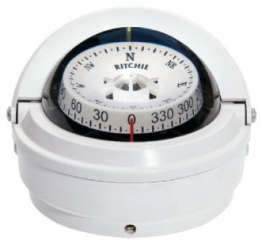 RITCHIE Kompass, außen Voyager 3" weiß/weiß