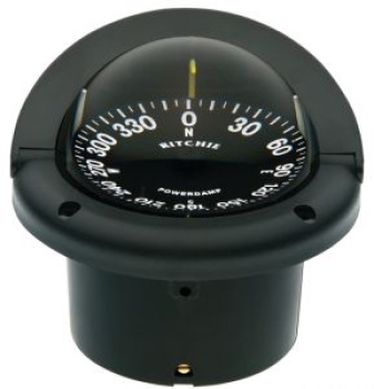 RITCHIE Einbau-Kompass Helmsman 3"3/4 schwarz 24V