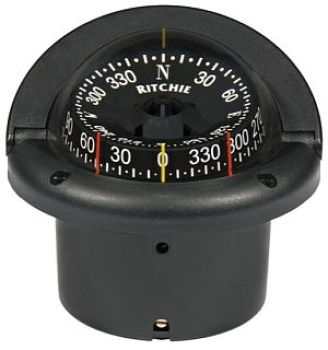 RITCHIE Kompass 2-Sicht Helmsman 3"3/4 schw/schw