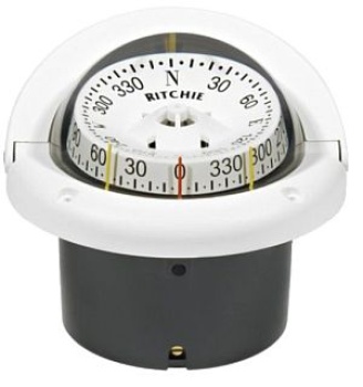 RITCHIE Kompass 2-Sicht Helmsman 3"3/4 weiß/weiß