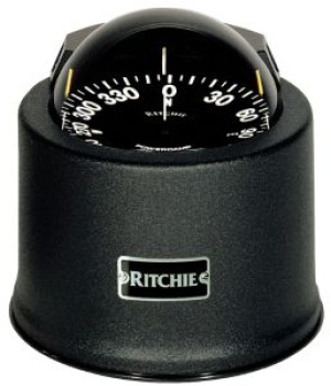 RITCHIE Kompass m.Sockel Globemaster 5" schw/schw