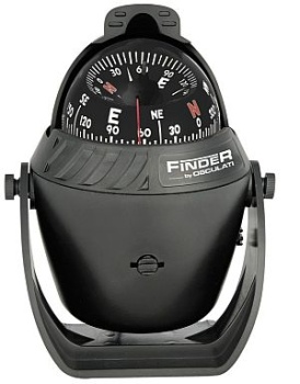 Finder Kompas 2"5/8 m. Bügel schwarz/schwarz