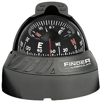 Finder Kompas 2"5/8 z. Aufstellen schwarz/schwarz