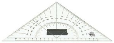 Kursdreieck aus Plexiglass