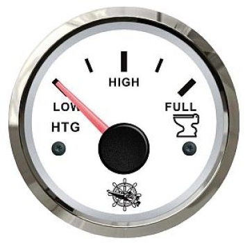 Schmutzwasseranzeige 10/180 ohm weiß/poliert