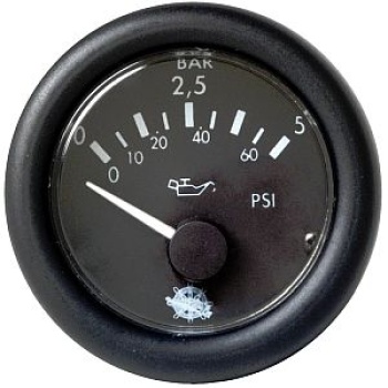 Guardian Öldruckanzeige 0-5 bar schwarz 12 V
