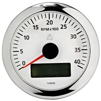 Drehzahlmesser 3000 U/min schwarz