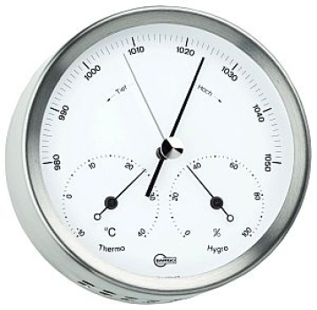 Barigo Steel Baro/thermo/hygrometer