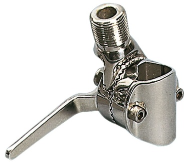 Swivelling antenna base AISI316 28/38 mm