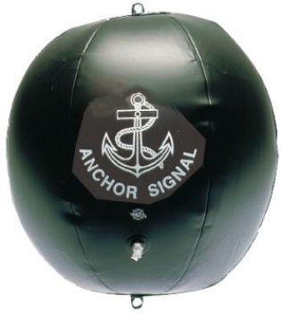 Schwarzer Signalball, aufblasbar