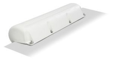 Aufblasbarer PVC-Fender, weiß