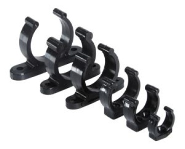 Kunststoff-Clip schwere Ausführung schwarz 20 mm