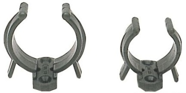 Nylon-Clip, schwarz 34/45 mm