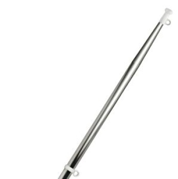 VA-Stahl Flaggenstock Kegelschnitt ohne Halter60cm