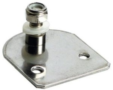 Compact ebene Plate m. Stift 8mm-Gewinde