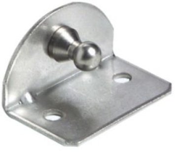 Compact 90°-Platte Ball m. 10mm-Gewinde, innen